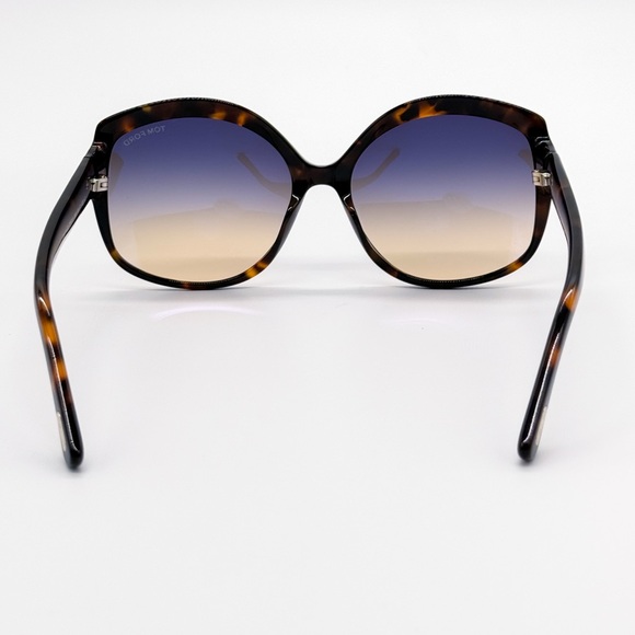 NEW TOM FORD CHIARA-02 TF919 55B WOMEN SUNGLASSES FT0919/S 55B BROWN - Picture 7 of 10